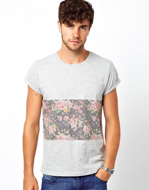 Pánske tričko s kvetinami. Autor: www.asos.com