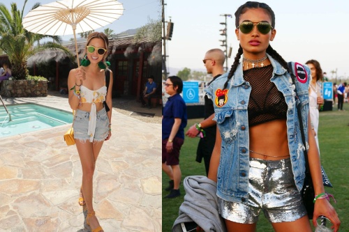 outfit Jamie Chung – vľavo, a odporúčania Levis – vpravo