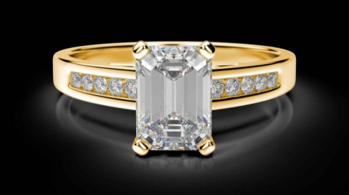 Zásnubný prsteň Avior emerald, foto: ardiama.sk