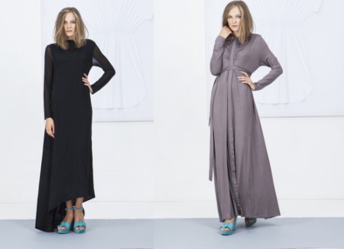 čierne aj sivé šaty z kolekcie Tones vyjdú na 316 €